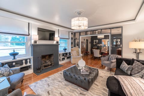 Cottage | Living area | 50-inch flat-screen TV with cable channels, TV