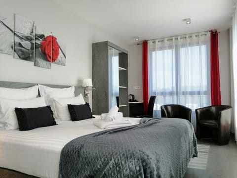 Superior Double Room | Premium bedding, desk, soundproofing, iron/ironing board