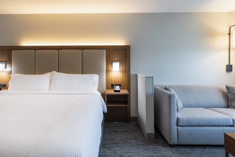 Premium bedding, desk, blackout drapes, iron/ironing board