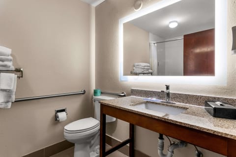 Room, 2 Queen Beds, Accessible, Non Smoking | Laptop workspace, iron/ironing board, free WiFi, bed sheets