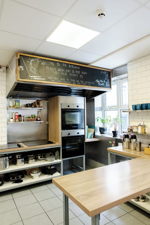 Shared fridge, paper towels