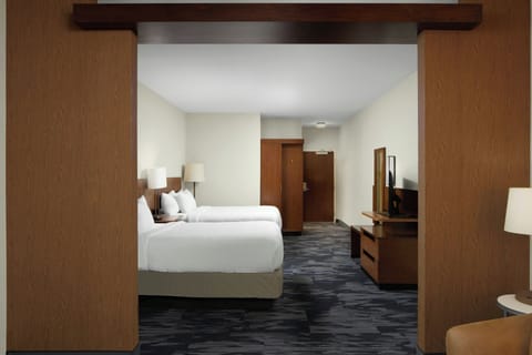Suite, Multiple Beds | Premium bedding, in-room safe, desk, laptop workspace