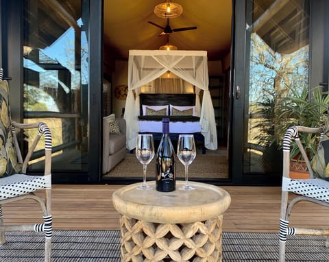 Luxury Tented Suite 5 | In-room safe, WiFi (free), bed sheets