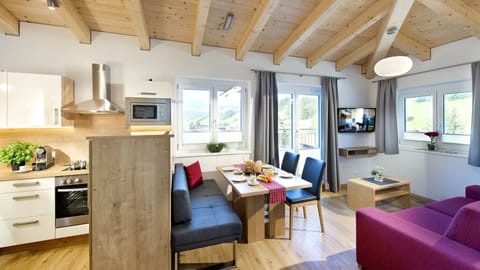 Apartment, 2 Bedrooms (Zauberwinkl) | Living area | Flat-screen TV, foosball, table tennis