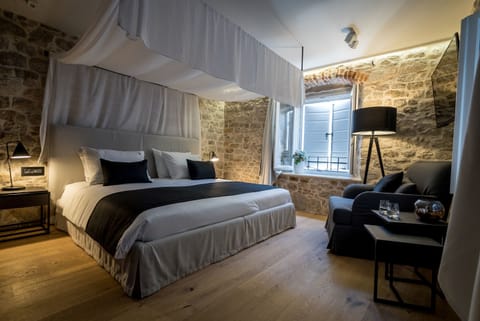 Standard Double or Twin Room (Old town view) | Premium bedding, minibar, in-room safe, desk