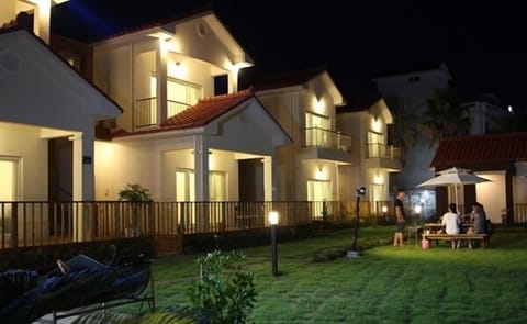 Front of property - evening/night