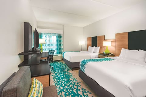 Premium bedding, down comforters, pillowtop beds, desk