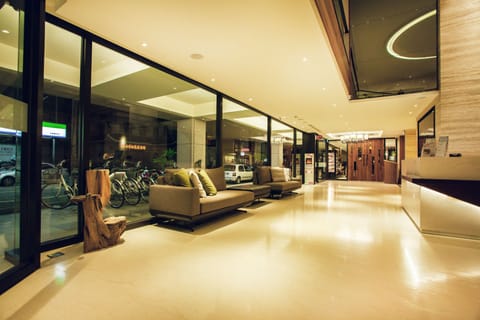 Interior entrance