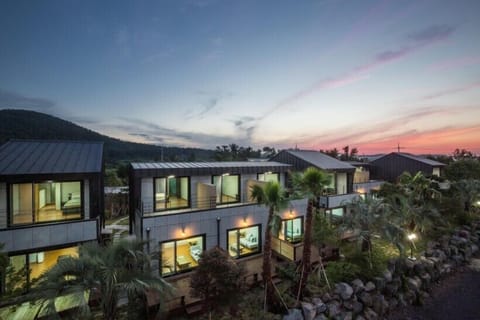 Front of property - evening/night