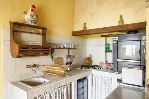 Comfort House, 1 Bedroom, Kitchen, City View | Private kitchen | Coffee/tea maker, electric kettle, freezer