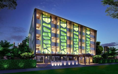 Front of property - evening/night