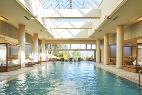Indoor pool, seasonal outdoor pool