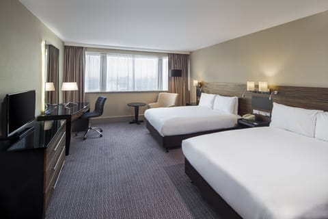 Premium Room, 2 Double Beds, River View | Hypo-allergenic bedding, minibar, in-room safe, desk