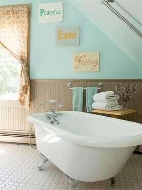 Shower, free toiletries, hair dryer, bathrobes