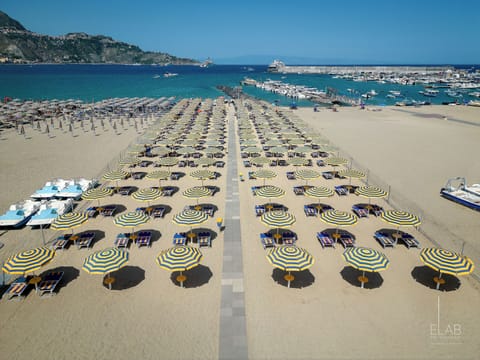 Private beach