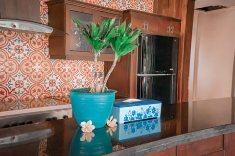 Four Bedroom Villa with Private Pool | Private kitchen | Full-size fridge, microwave, oven, stovetop