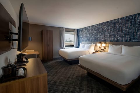 Standard Room, 2 Queen Beds, Non Smoking | Premium bedding, in-room safe, desk, iron/ironing board