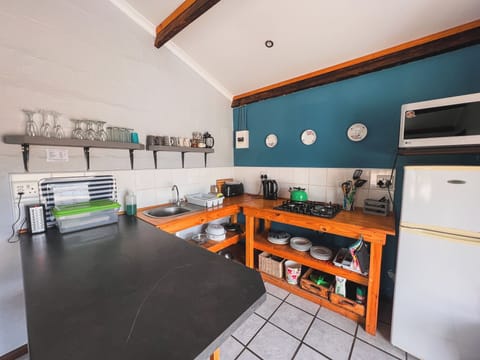 Standard Cottage, 2 Bedrooms | Private kitchen | Microwave, electric kettle, cookware/dishes/utensils