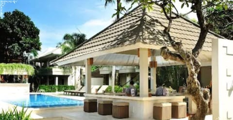 Swim-up bar