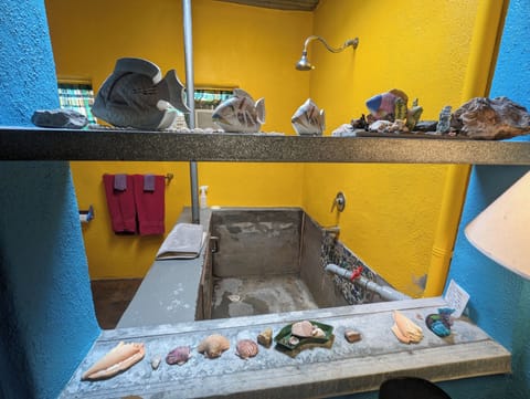 The Aqua Room | Bathroom | Free toiletries, towels, soap, shampoo