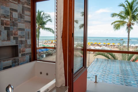 Deluxe Frente Mar com Banheira Hidromassagem | Jetted tub
