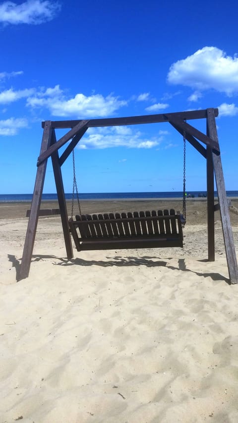 On the beach