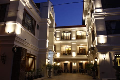 Front of property - evening/night