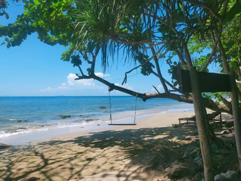 Private beach, sun loungers, beach umbrellas, beach towels