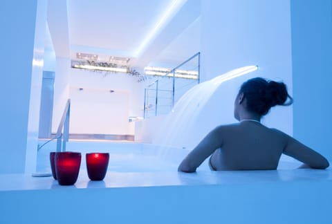 Indoor pool, seasonal outdoor pool
