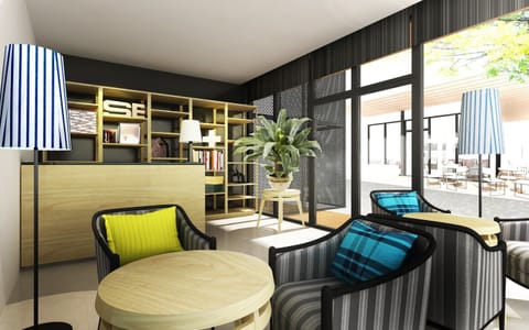 Lobby sitting area