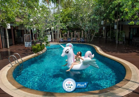 2 outdoor pools, pool umbrellas, sun loungers