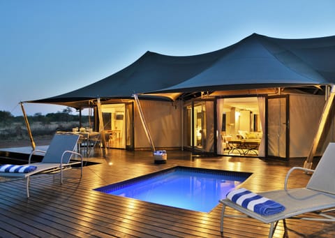 Luxury Tent | Premium bedding, down comforters, in-room safe, desk