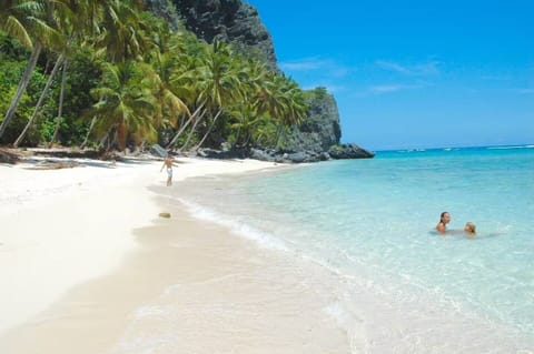 Beach nearby, white sand