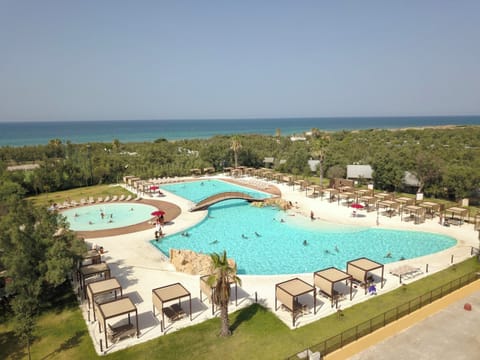 Seasonal outdoor pool