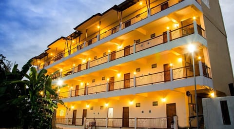 Front of property - evening/night