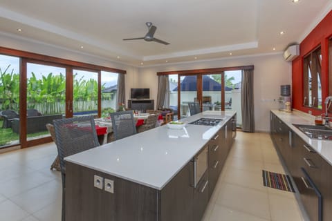 Luxury Villa, 4 Bedrooms, Private Pool | Private kitchen | Coffee/tea maker