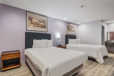 Desk, iron/ironing board, rollaway beds (free), WiFi (free)
