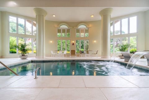 Indoor pool, outdoor pool