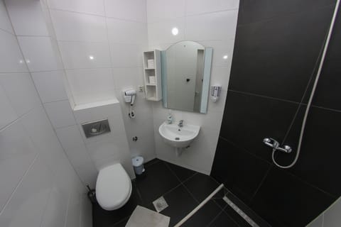 Basic Double Room | Bathroom | Shower, free toiletries, hair dryer, towels