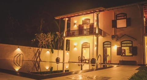 Front of property - evening/night