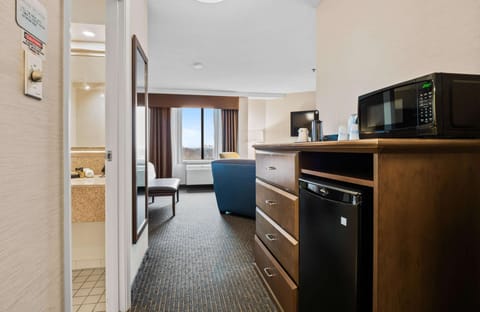 Blackout drapes, iron/ironing board, rollaway beds, free WiFi