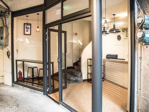Interior entrance