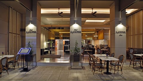 Front of property - evening/night