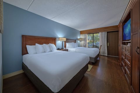 Premium bedding, blackout drapes, soundproofing, iron/ironing board