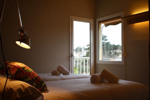 Desk, blackout drapes, cribs (free), WiFi (free)