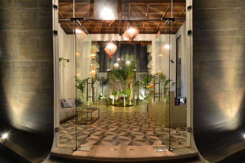 Interior entrance
