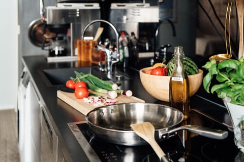 Shared fridge, microwave