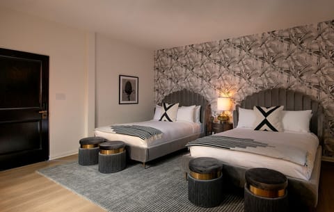 Room, 2 Queen Beds | Premium bedding, pillowtop beds, minibar, in-room safe