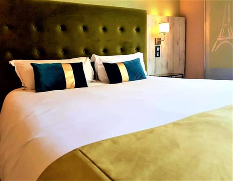 Premium bedding, individually furnished, desk, laptop workspace