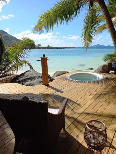 Junior Double Room, Terrace, Sea View | Private spa tub